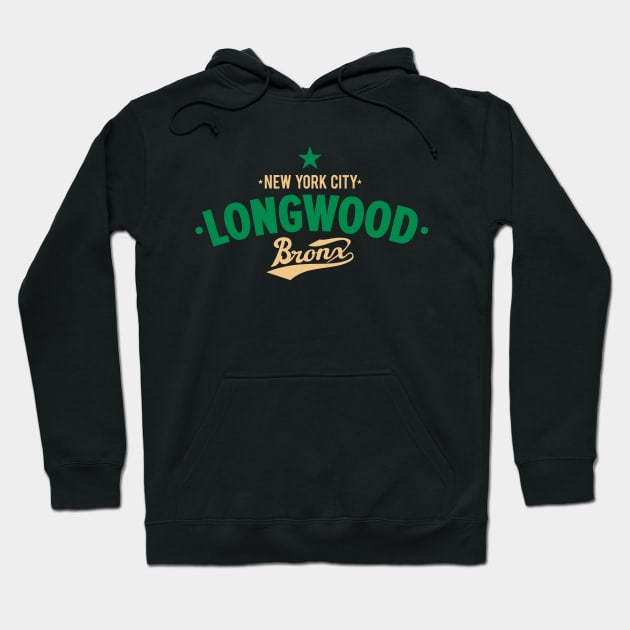 Longwood Bronx - Longwood, NYC Apparel Hoodie by Boogosh